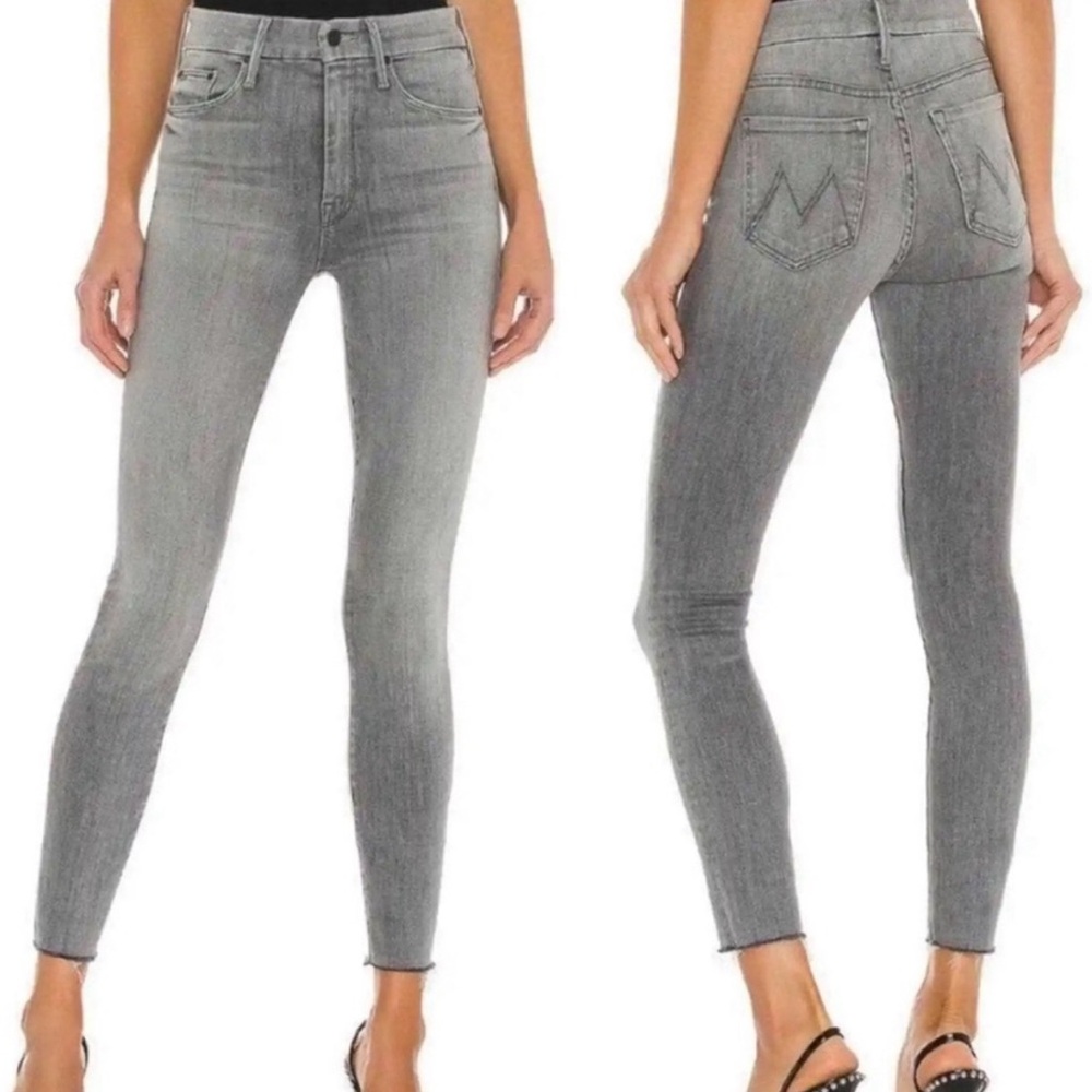 MOTHER Denim The Looker Ankle Fray Size 25 All Nighter